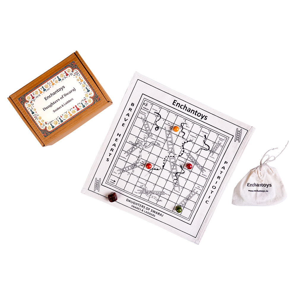 Daughters of Swaraj - Snakes & Ladders Board Games