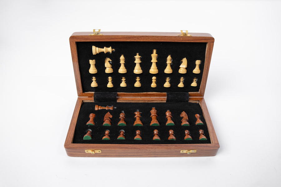 Buy Magnetic Wooden Chess Set– Best Folding Board with Storage Online On Enchantoys