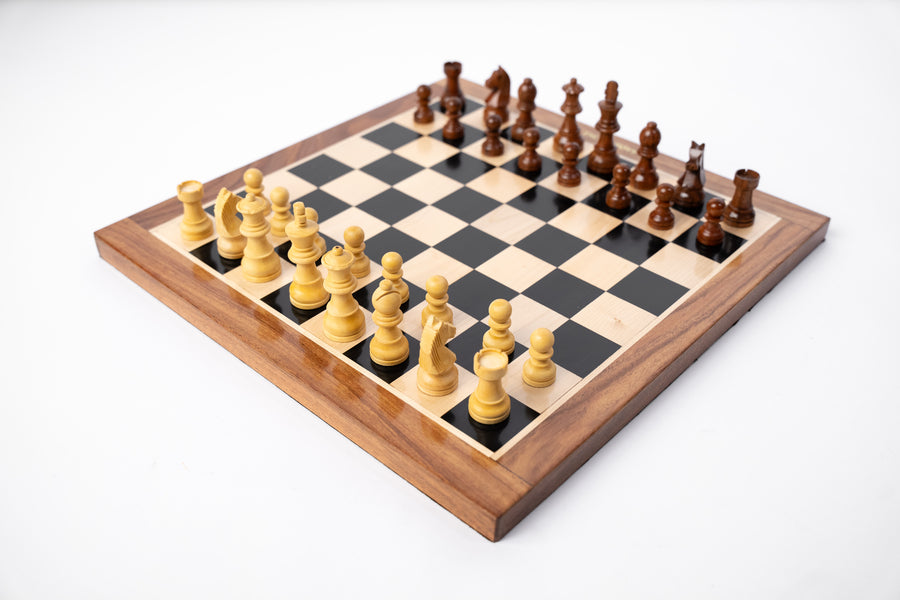 Buy 15” Magnetic Chess Board - Handcrafted with Leather Bag Online On Enchantoys