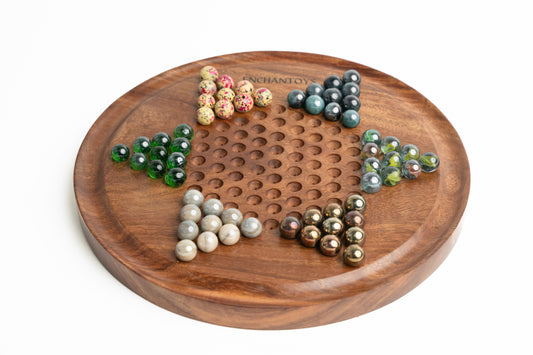 Buy Premium Chinese Checkers – Wooden Best Family Board Game Online On Enchantoys