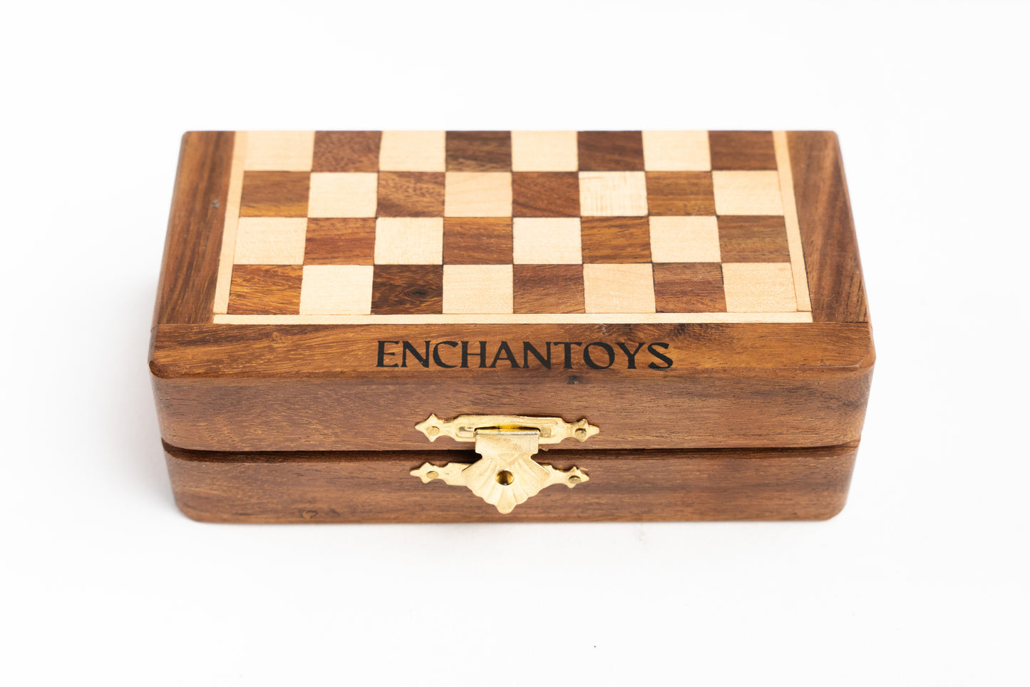 Buy Magnetic Wooden Chess Set– Viral Mini Folding Travel Board Online On Enchantoys