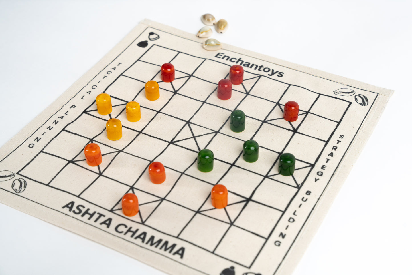 Buy Ashta Chamma - Handcrafted Traditional Indian Board Game Online On Enchantoys