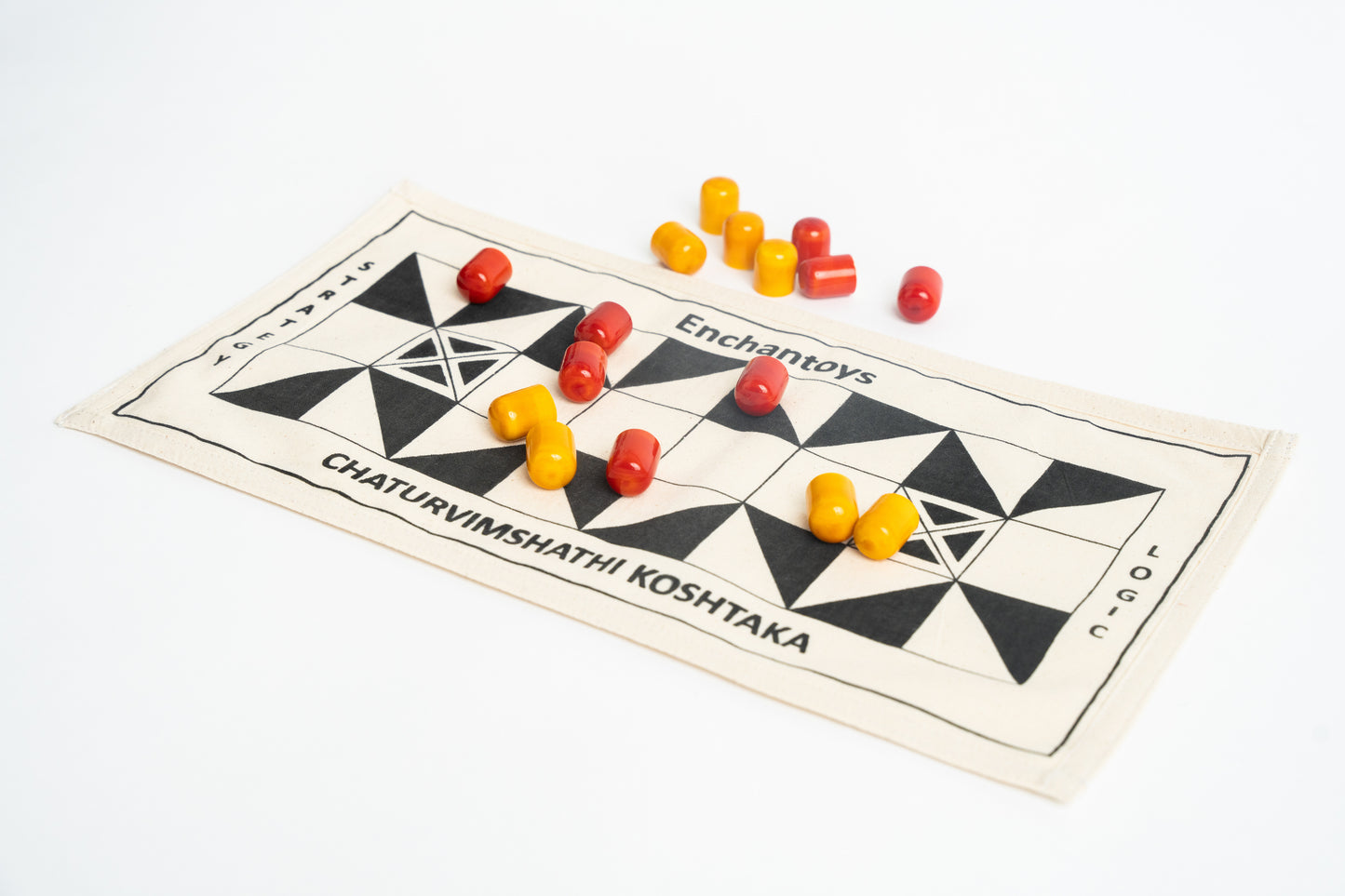 Chaturvimshathi Koshtaka Game - Cotton Cloth