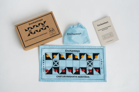 Buy Chaturvimshathi Koshtaka – Premium Indian Game on Raw Silk Online On Enchantoys