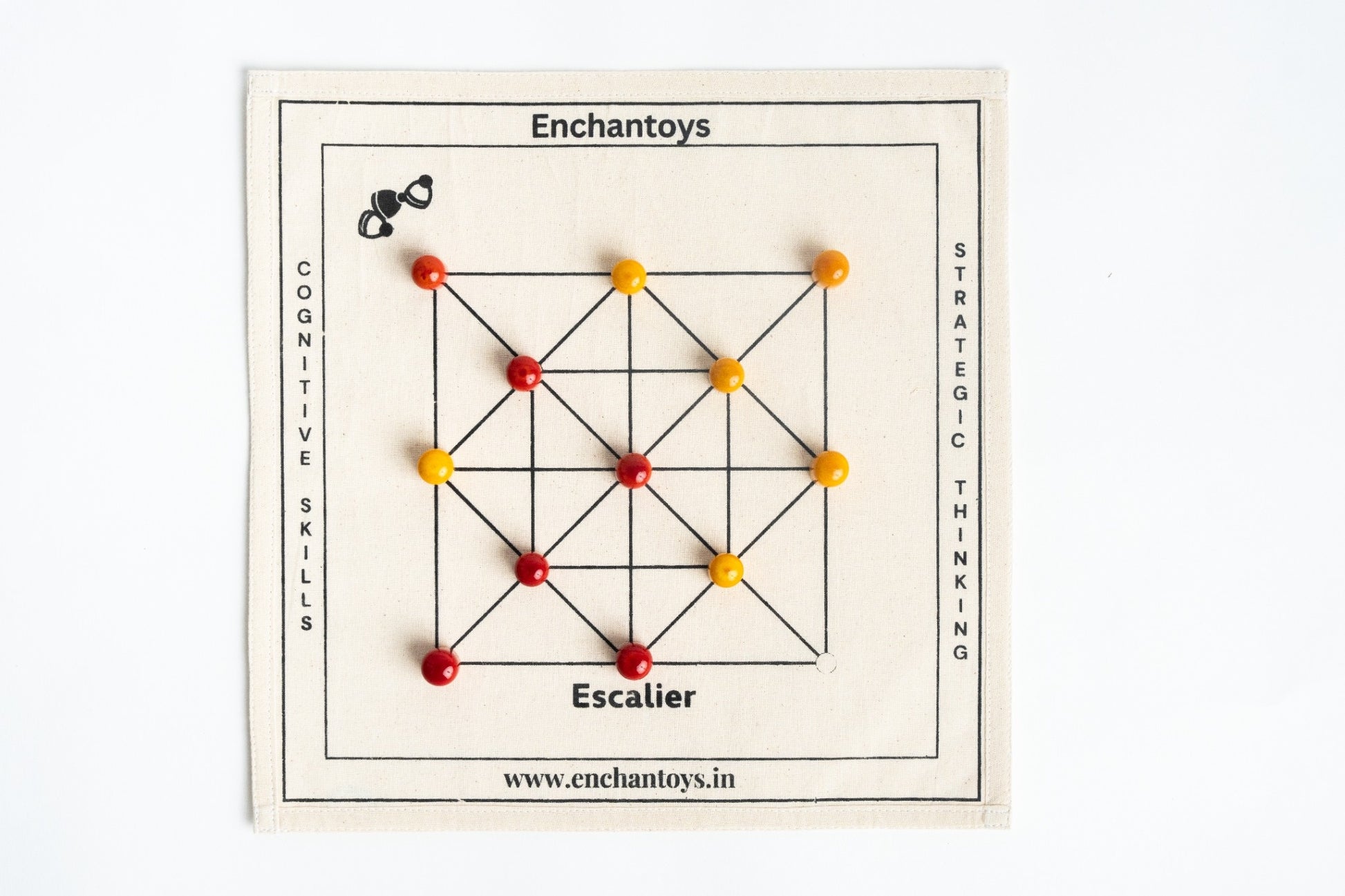 Enchantoys Escalier – Traditional Indian Strategy Board Game