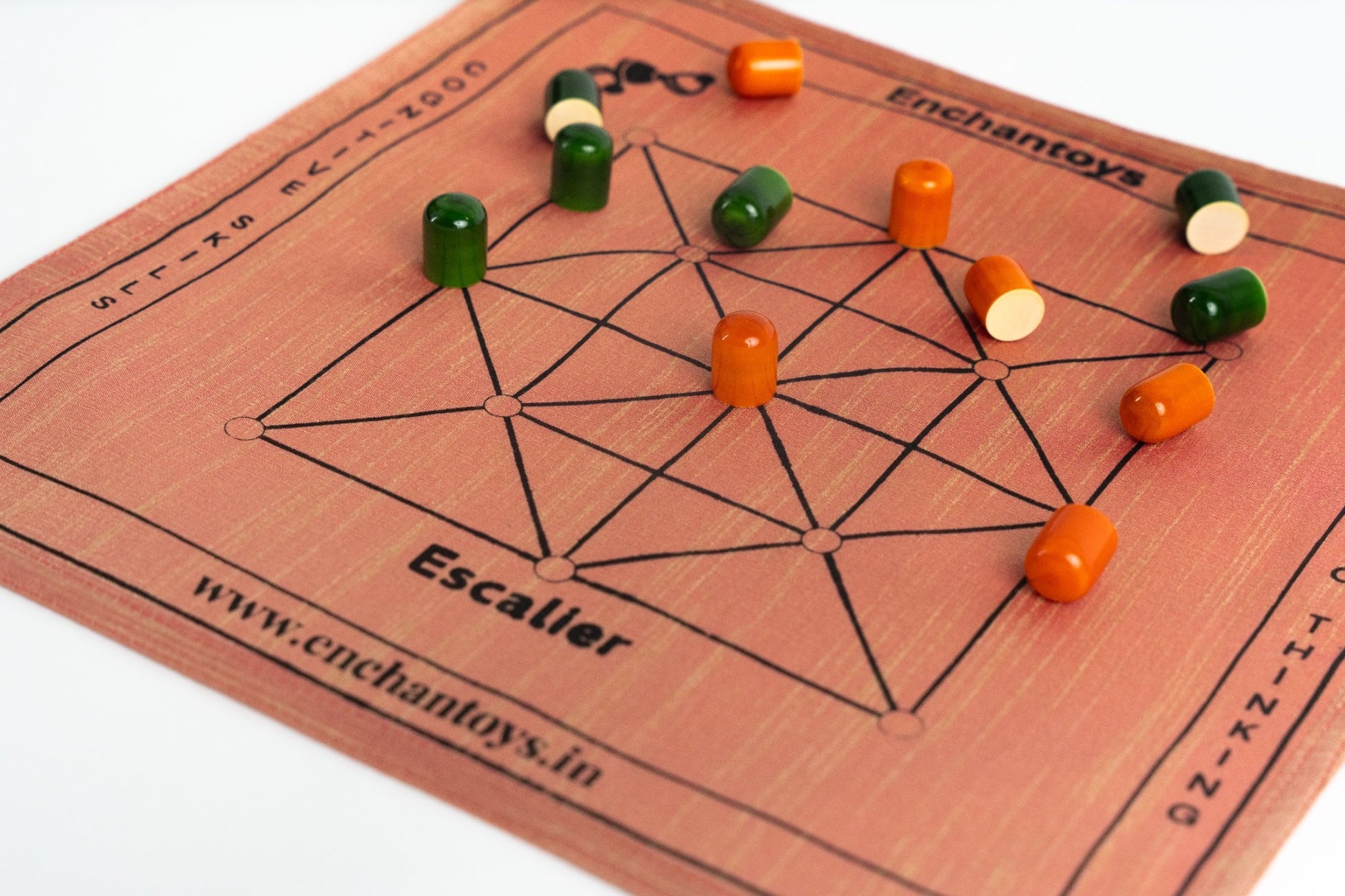 Enchantoys Escalier – Handcrafted Indian Traditional Strategy Board Game