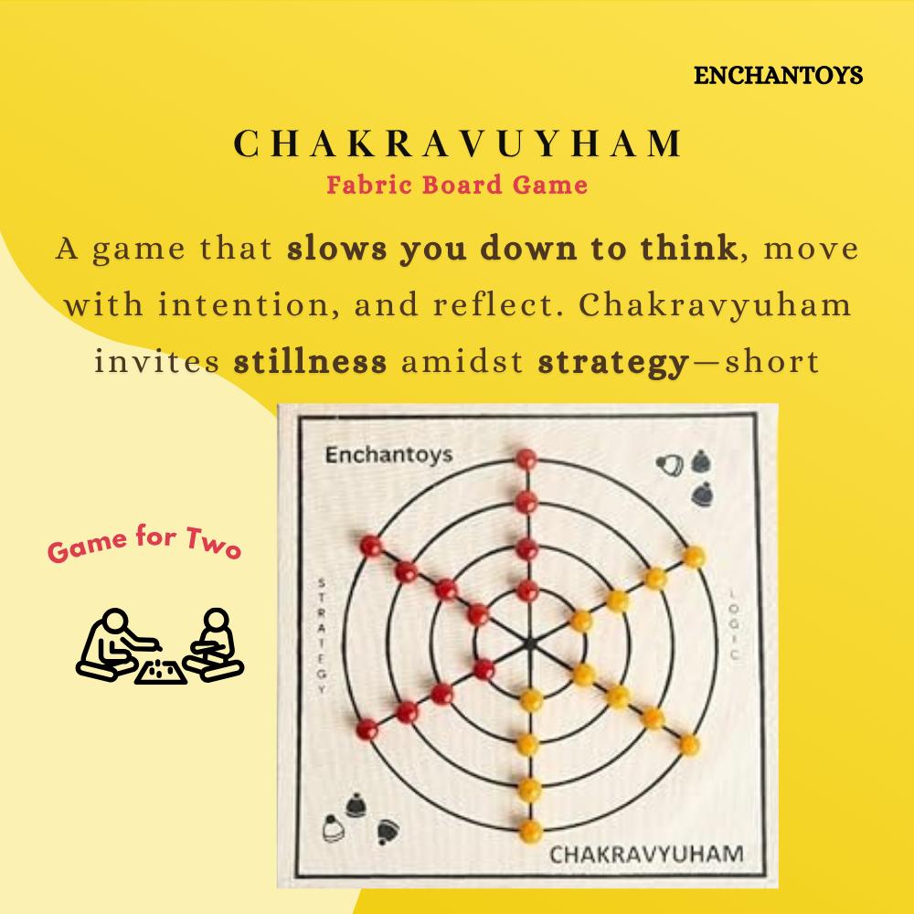 Buy Chakravyuham Board Game – Mahabharata Military Strategy Set Online On Enchantoys