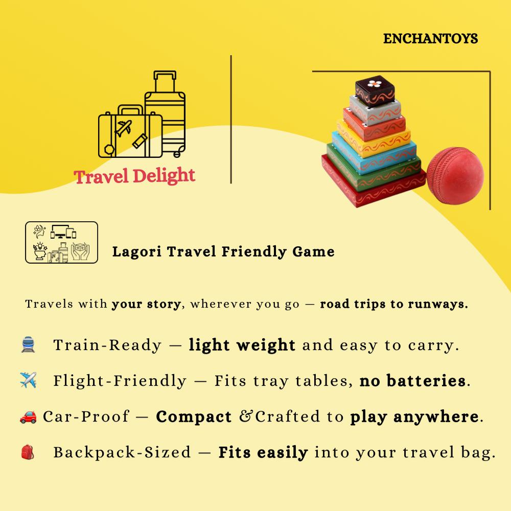 Buy Lagori(Seven Stones)Game | Traditional Outdoor Game for Family Online On Enchantoys