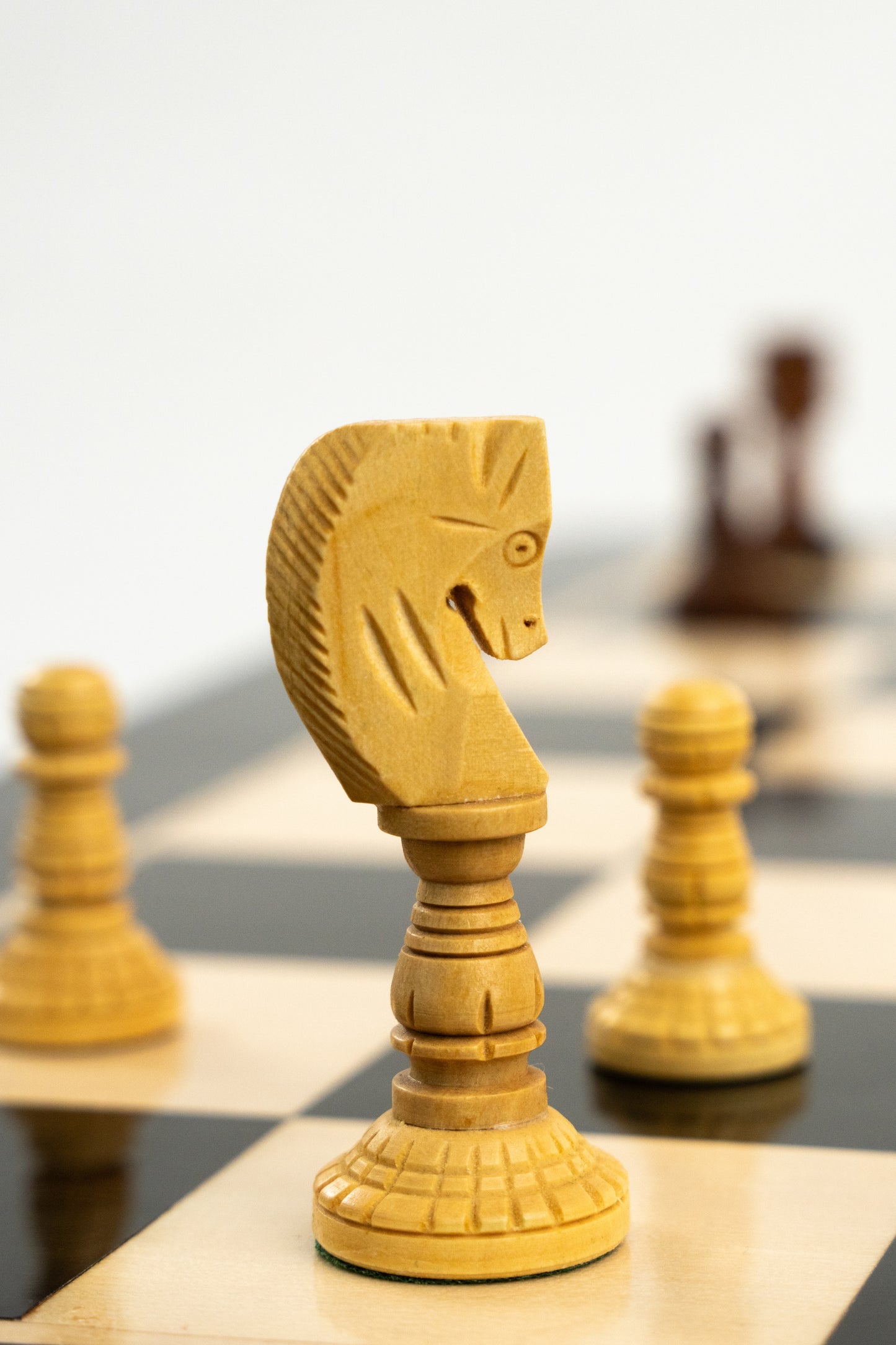 Buy Handcrafted Chess Board Set 26 inch - Premium Wooden Design Online On Enchantoys