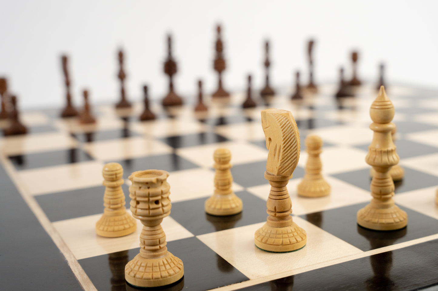 Buy Handcrafted Chess Board Set 26 inch - Premium Wooden Design Online On Enchantoys