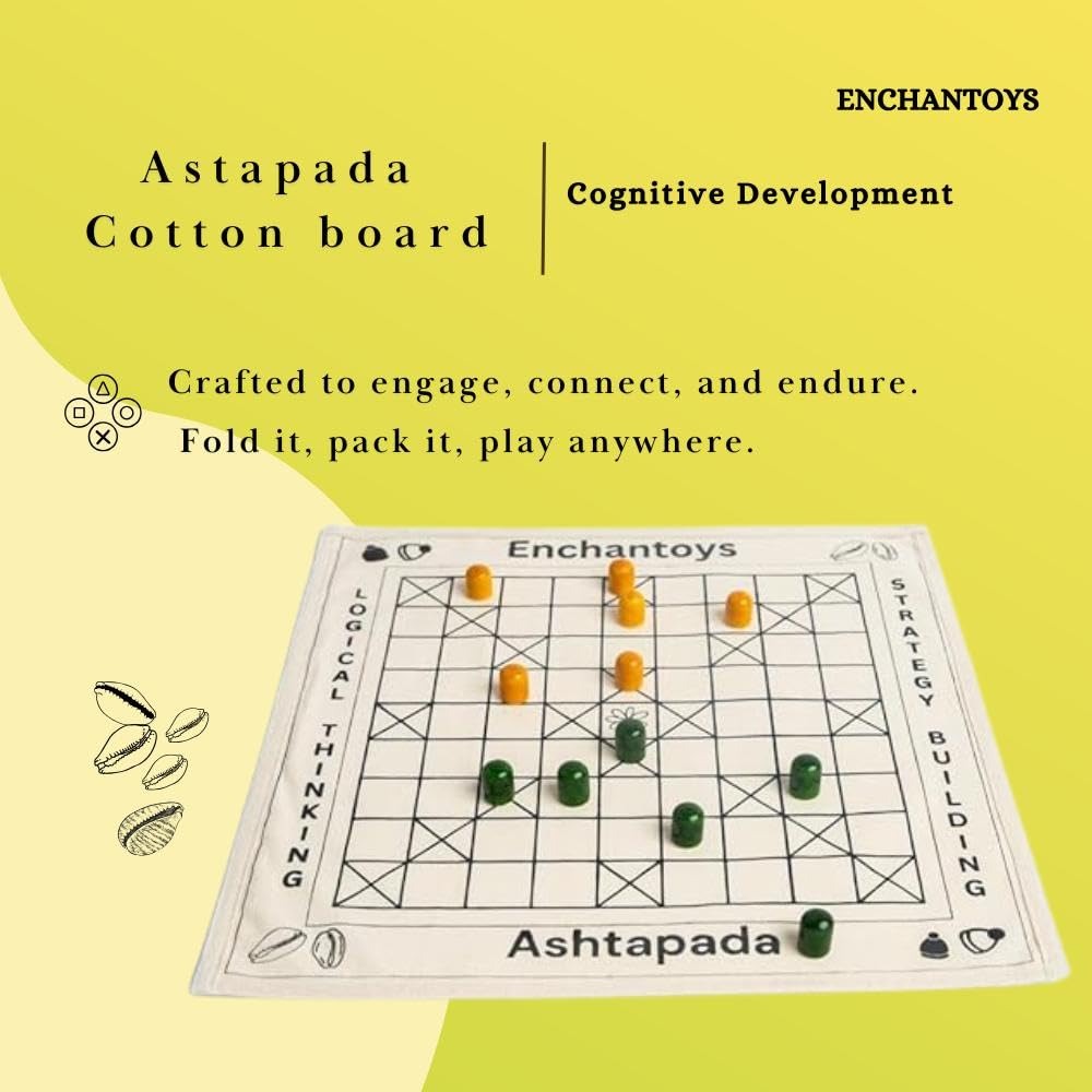 Buy Trending Ashta Chamma Board Game – Handcrafted Brass & Wood Online On Enchantoys