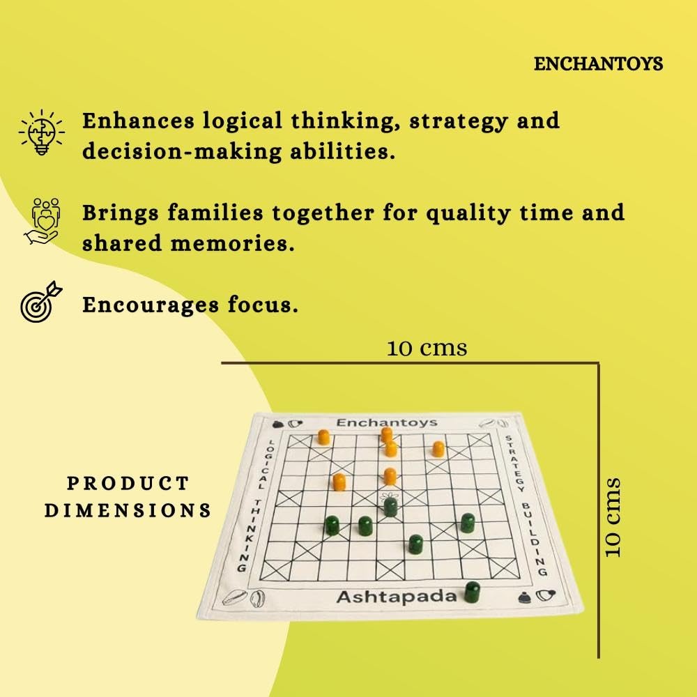 Buy Trending Ashta Chamma Board Game – Handcrafted Brass & Wood Online On Enchantoys