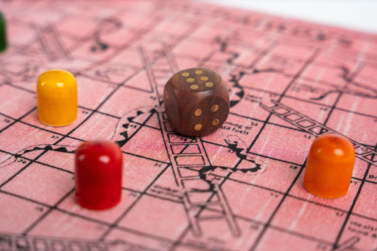 Buy Snakes & Ladders – Best Raw Silk Indian Classic Board Game Online On Enchantoys