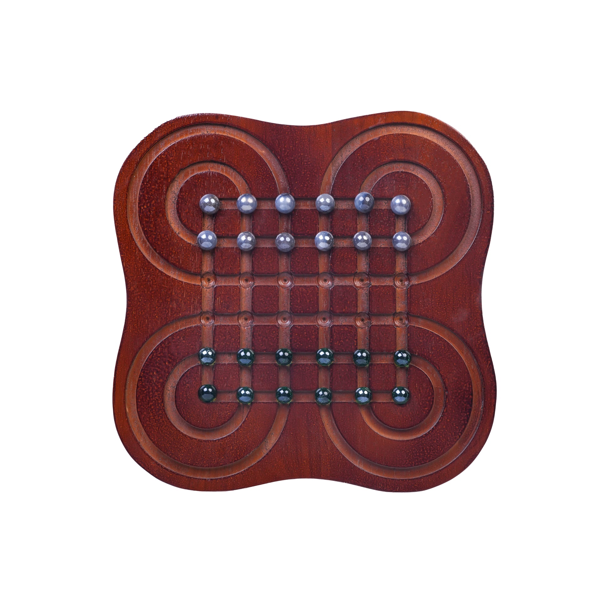 Buy Premium Enchantoys Surakarta Board – Handmade Teak Wood Strategy Game Online On Enchantoys