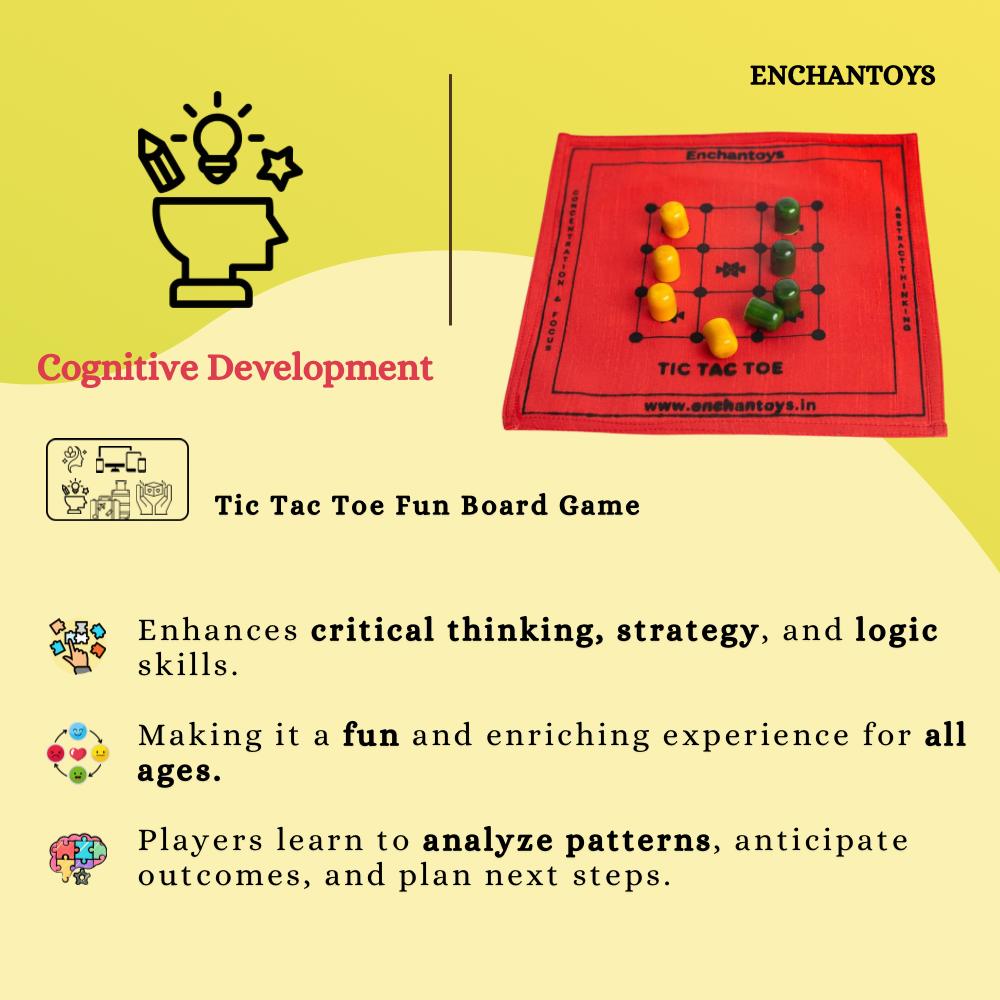 Buy Tic-Tac-Toe – Trending Handcrafted Raw Silk Luxury Game Online On Enchantoys