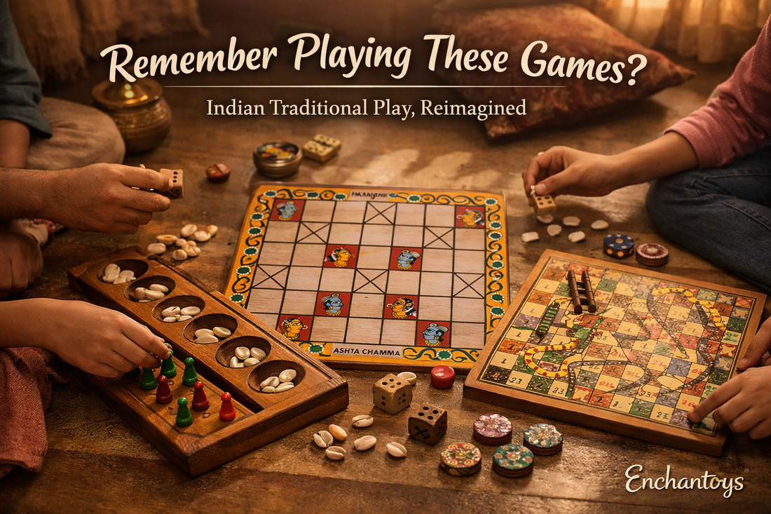 Remember These Indian Games? | Traditional Board Games by Enchantoys
