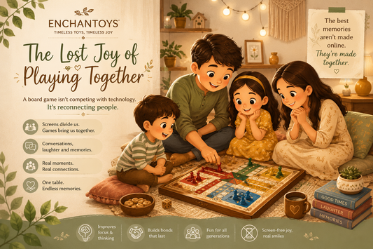 The Lost Joy of Playing Together | Screen-Free Family Time with Board Games | Enchantoys