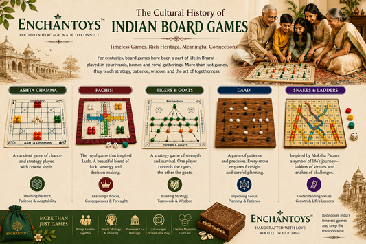 The Cultural History of Indian Board Games | Enchantoys Traditional Games