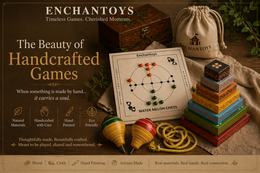 Handcrafted Wooden Games India | Eco Friendly Toys | Enchantoys