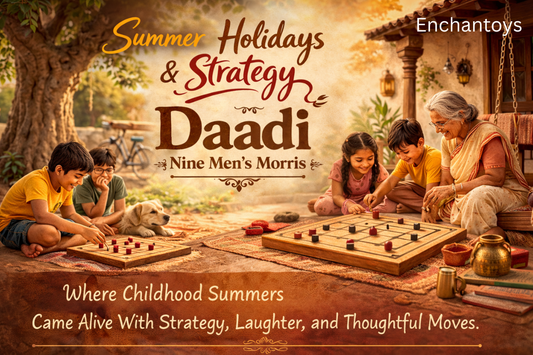 Daadi (Nine Men's Morris): A Classic Strategy Board Game from Summer Memories