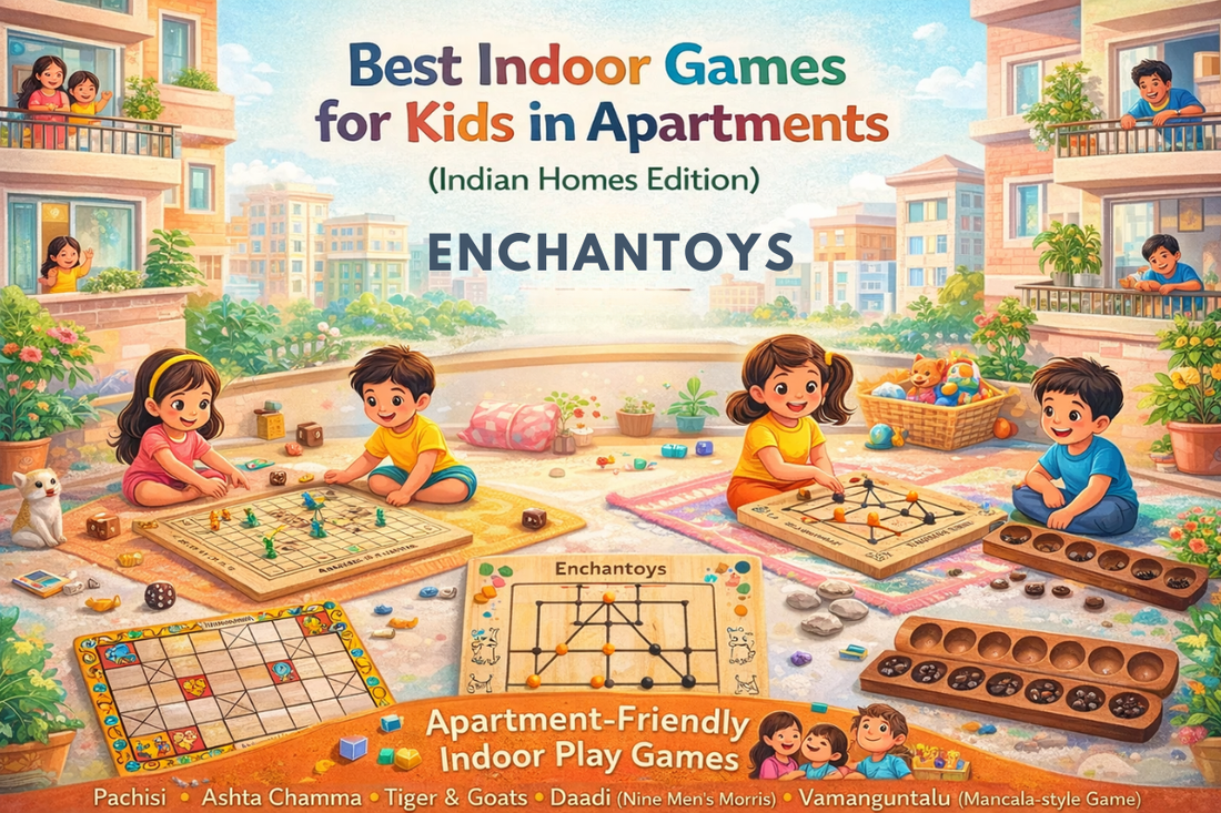 Best Indoor Games for Kids in Apartments (Indian Homes Edition)