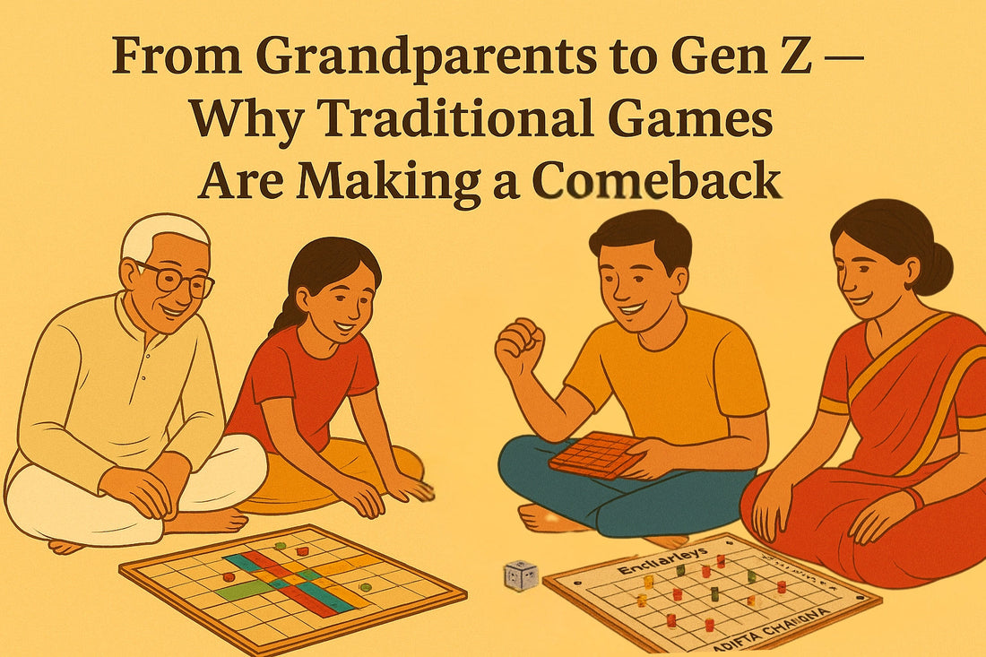 ⭐ From Grandparents to Gen Z — Why Traditional Games Are Making a Comeback