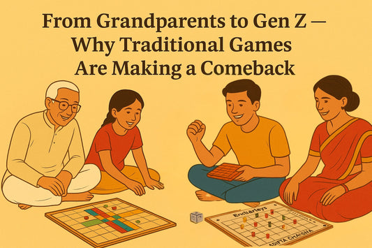 ⭐ From Grandparents to Gen Z — Why Traditional Games Are Making a Comeback