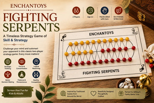 Fighting Serpents Board Game | Strategy Game | Enchantoys