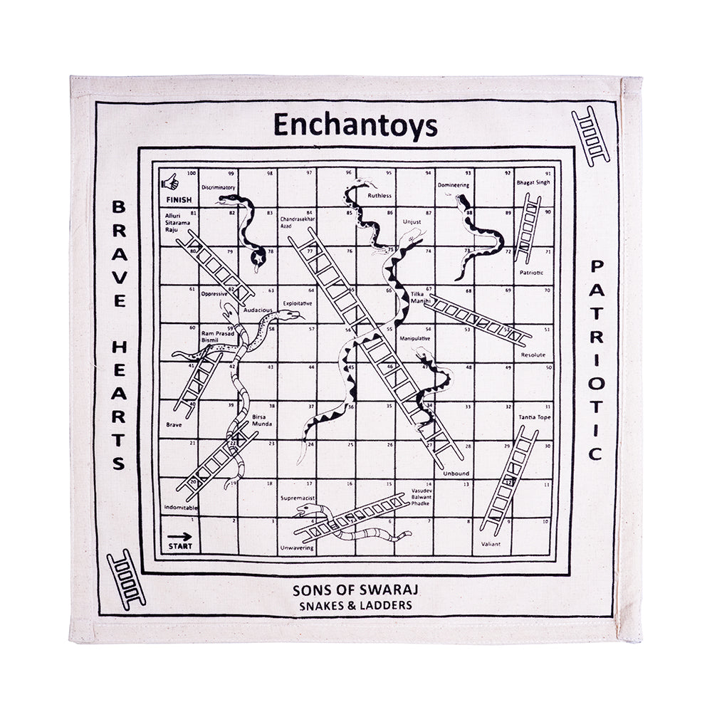 Sons of Swaraj - snakes & Ladders Board Game