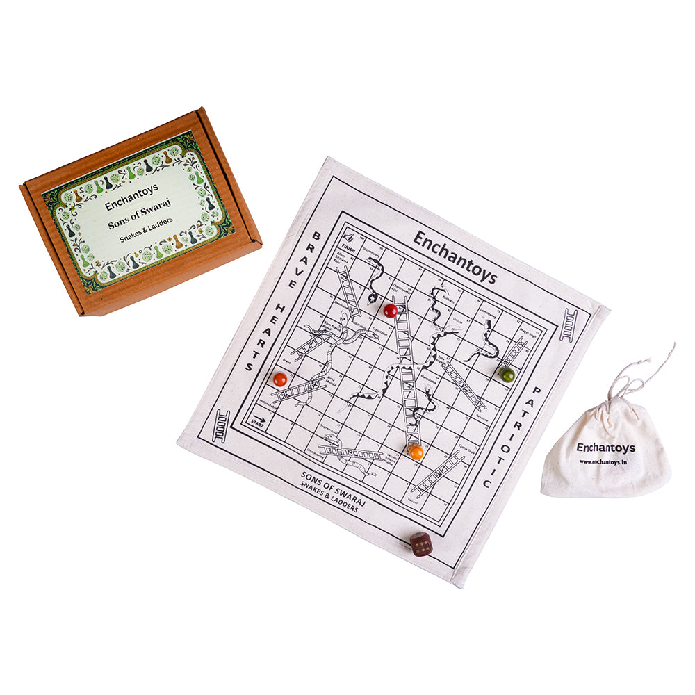Sons of Swaraj - snakes & Ladders Board Game