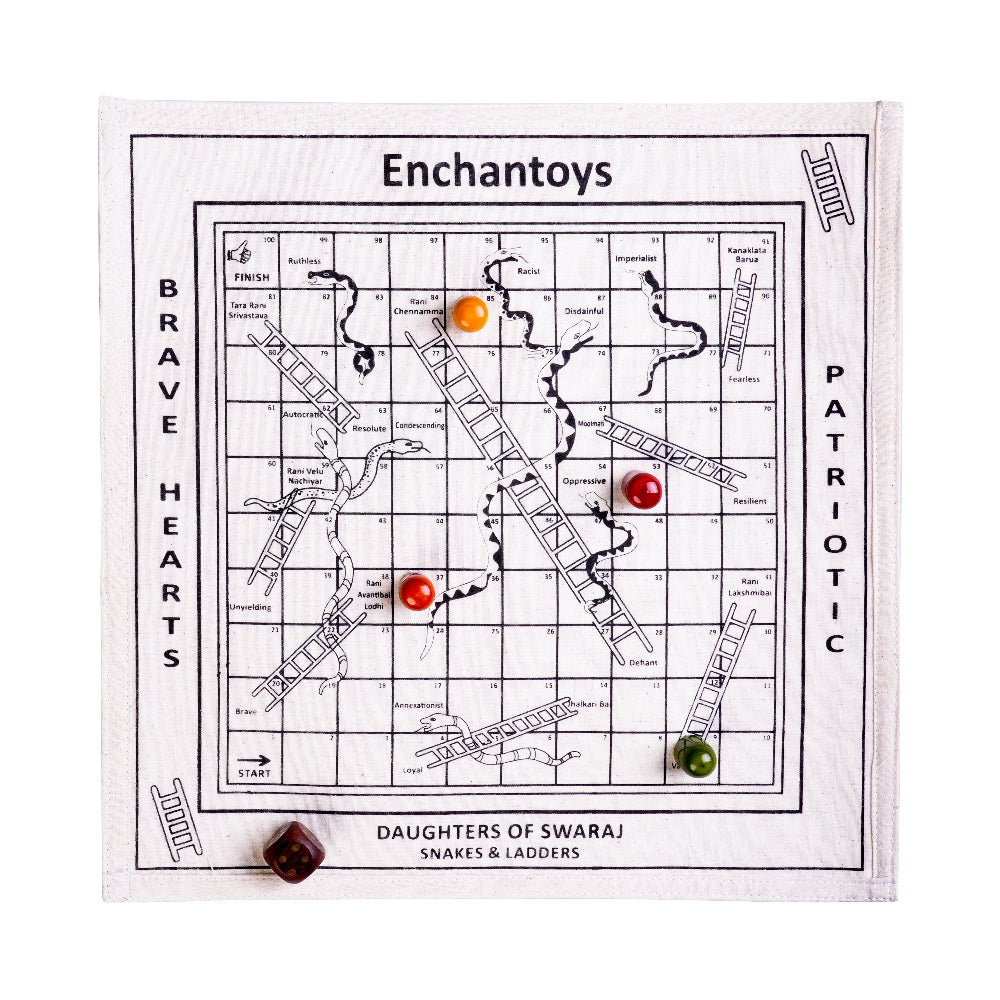 Daughters of Swaraj - Snakes & Ladders Board Games