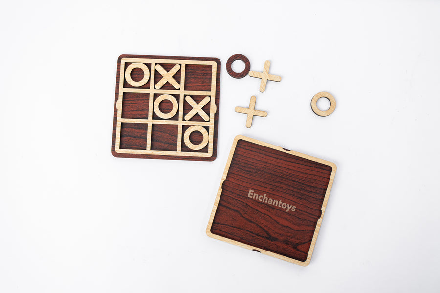 Buy Best Tic-Tac-Toe Wooden Game – Handcrafted & Sustainable Online On Enchantoys