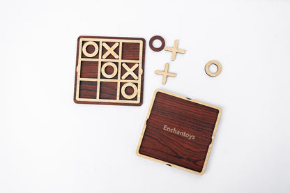 Buy Best Tic-Tac-Toe Wooden Game – Handcrafted & Sustainable Online On Enchantoys