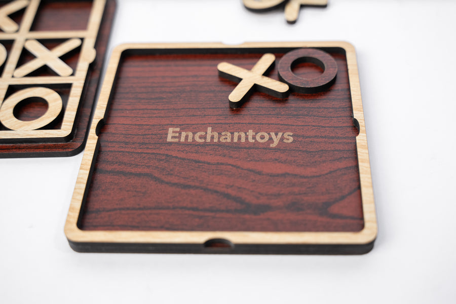 Buy Best Tic-Tac-Toe Wooden Game – Handcrafted & Sustainable Online On Enchantoys