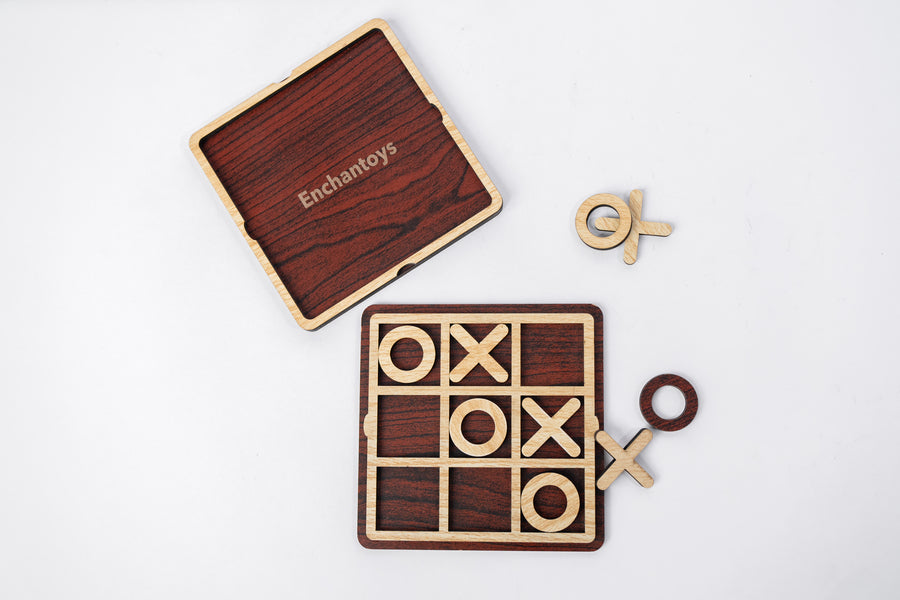 Buy Best Tic-Tac-Toe Wooden Game – Handcrafted & Sustainable Online On Enchantoys