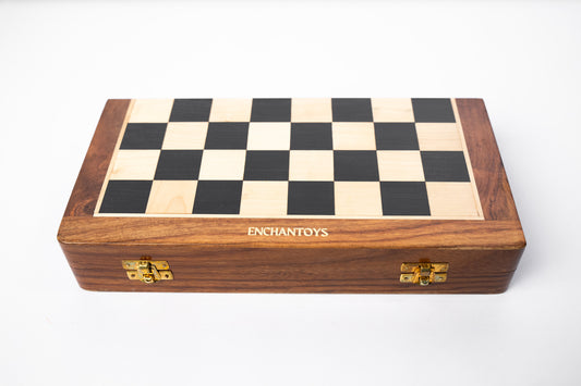 Buy Magnetic Wooden Chess Set– Best Folding Board with Storage Online On Enchantoys