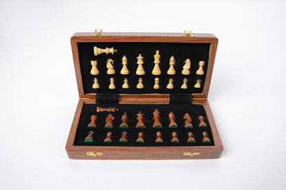 Buy Magnetic Wooden Chess Set– Best Folding Board with Storage Online On Enchantoys