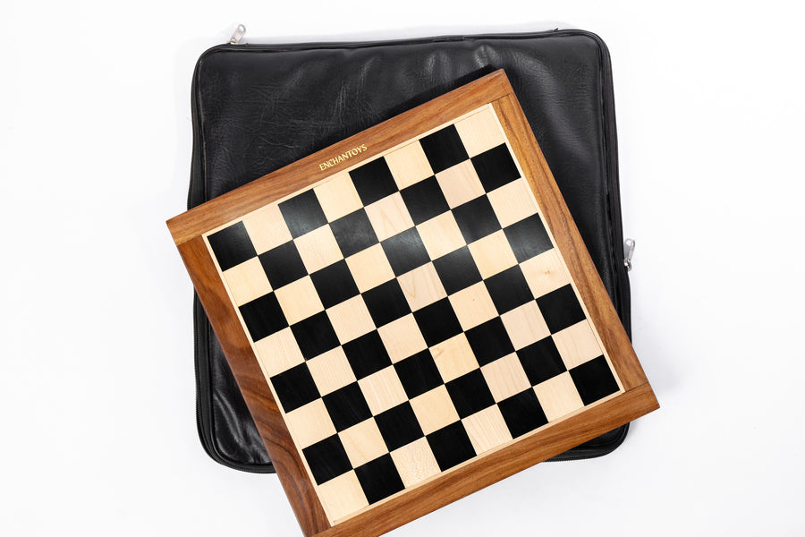 Buy 15” Magnetic Chess Board - Handcrafted with Leather Bag Online On Enchantoys