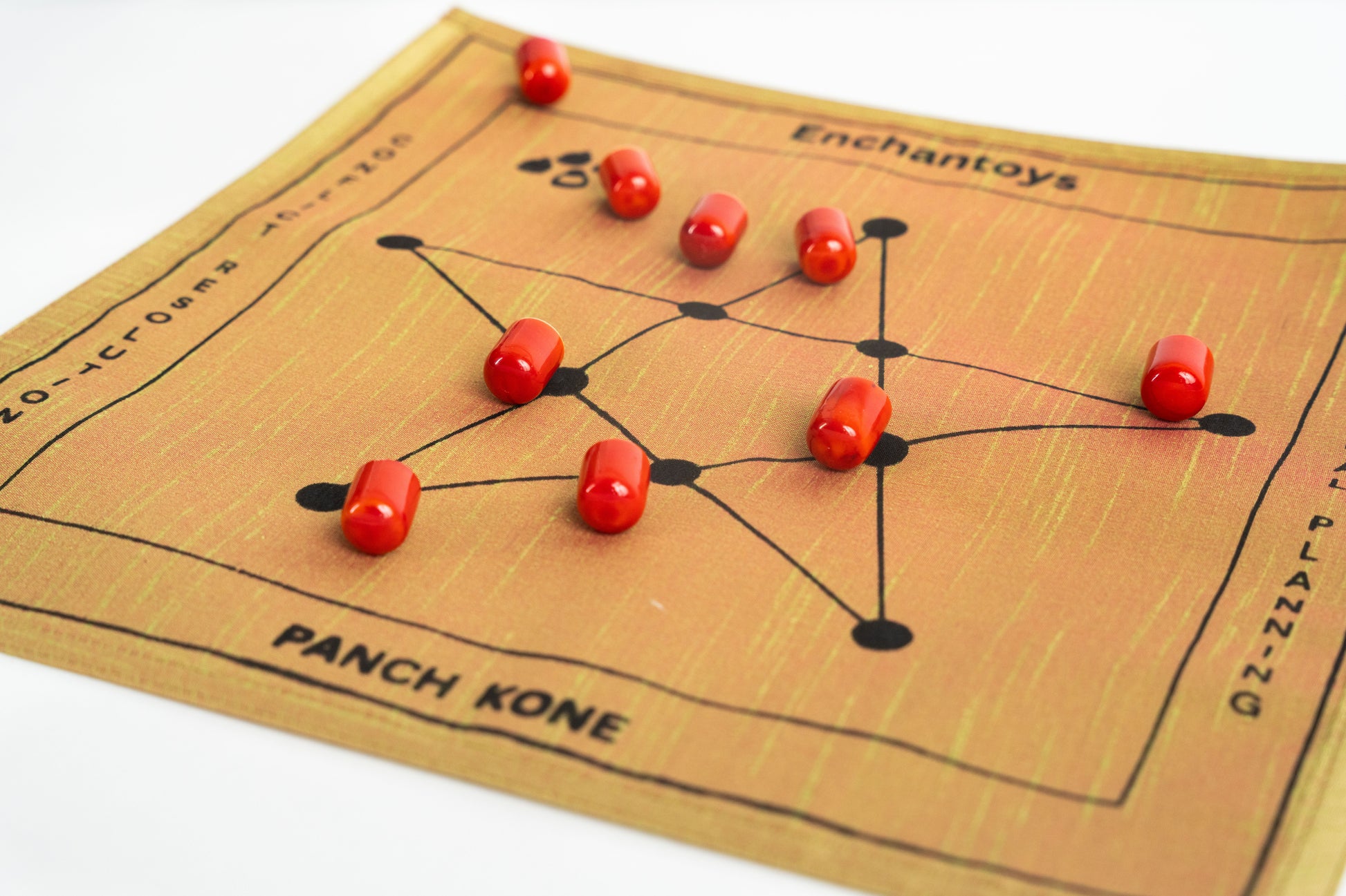Panch Kone Board Game - Raw Silk