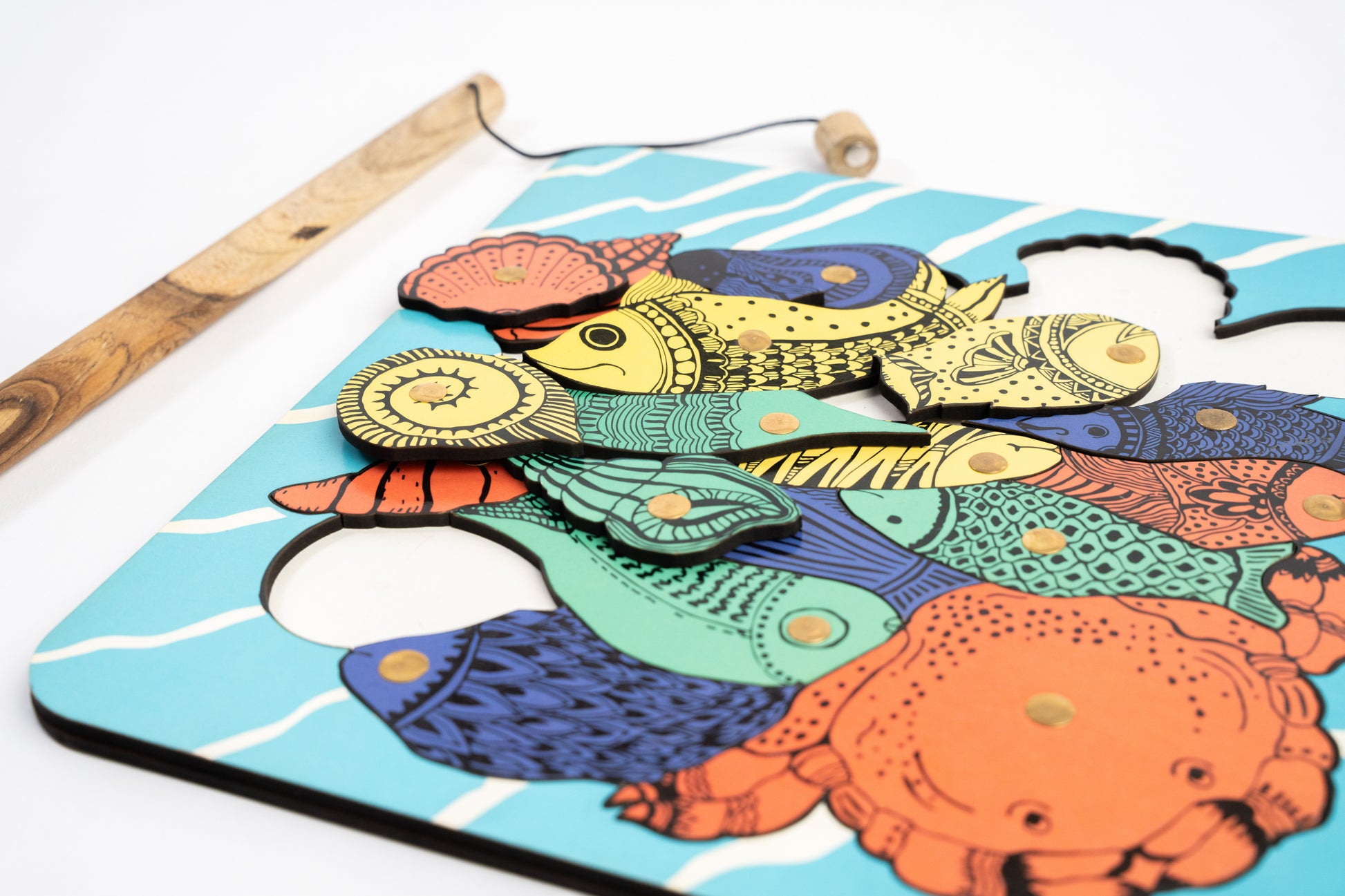 Buy Samudra Handcrafted Puzzle | Artisanal Wooden Board Game Online On Enchantoys