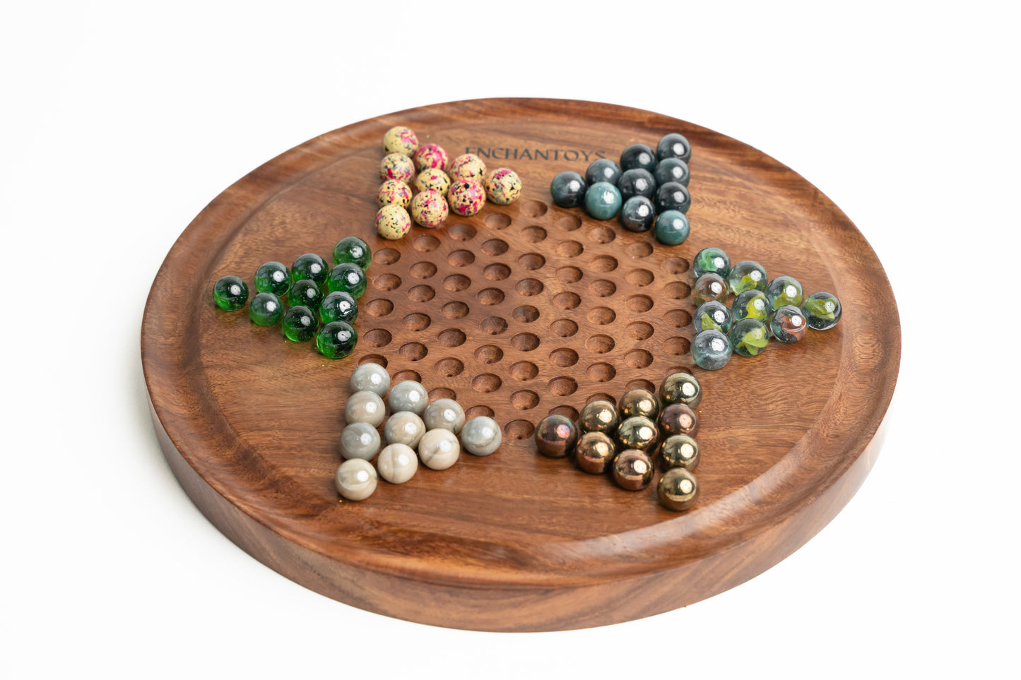 Chinese Checkers - Premium Wooden Board Game