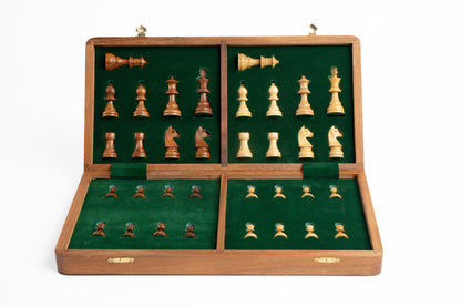 Buy Chess Board–7 Inch Magnetic Foldable Wooden Set Travel Pack Online On Enchantoys