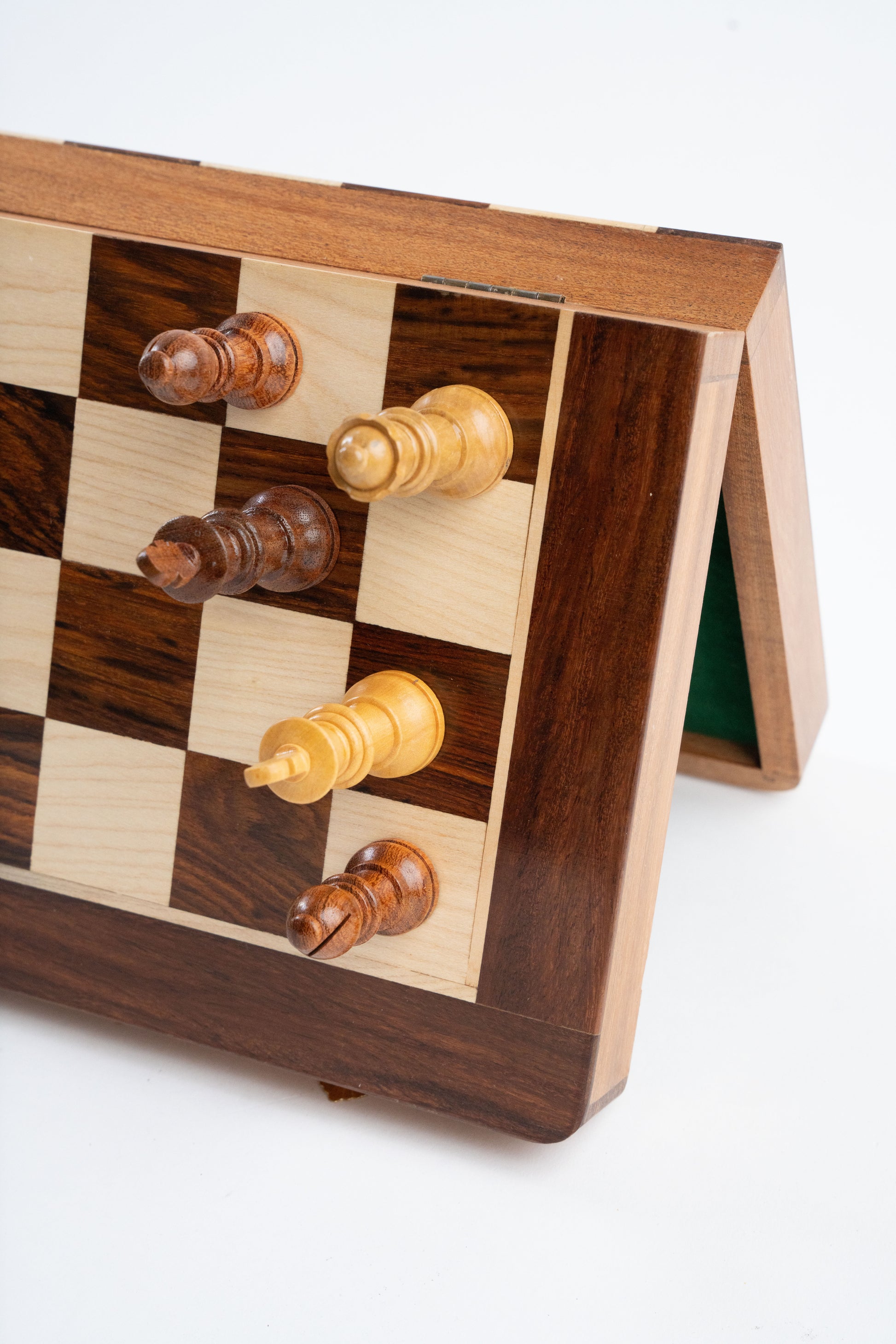 Buy Chess Board–7 Inch Magnetic Foldable Wooden Set Travel Pack Online On Enchantoys