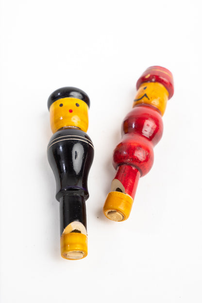 Wooden Handcrafted Men’s Whistles set of 2 | Traditional Handcrafted Whistles with Premium Wood Finish