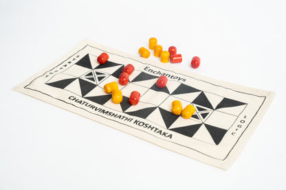 Chaturvimshathi Koshtaka Game - Cotton Cloth