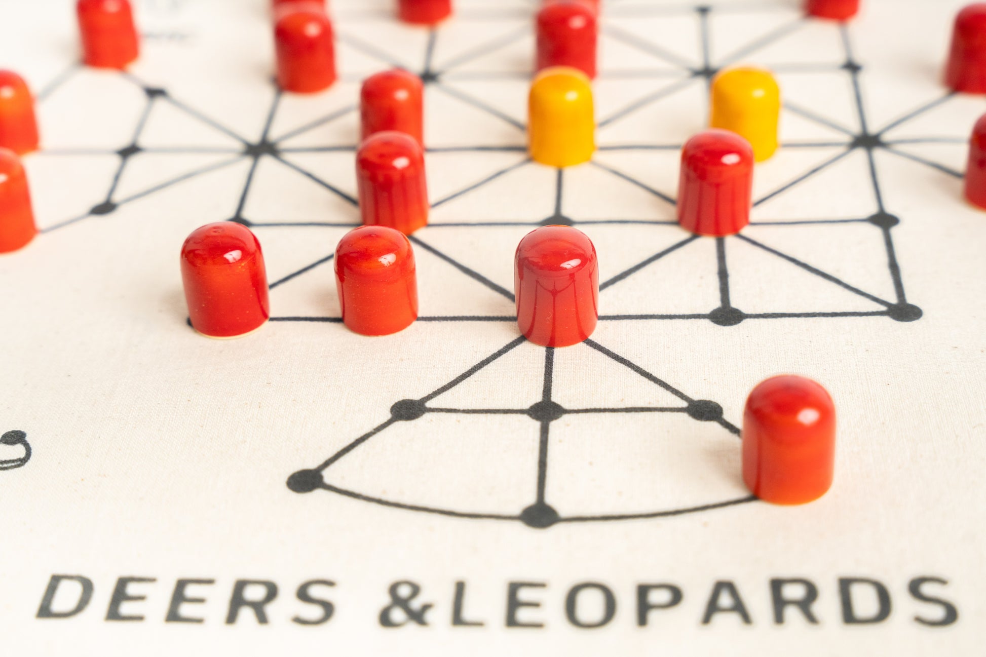 Buy Deers & Leopards Game – Cotton Cloth Indian Cultural Board Online On Enchantoys