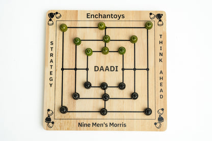 Buy Daadi Board Game–Navakankari/Nine Men’s Morris Strategy Set Online On Enchantoys