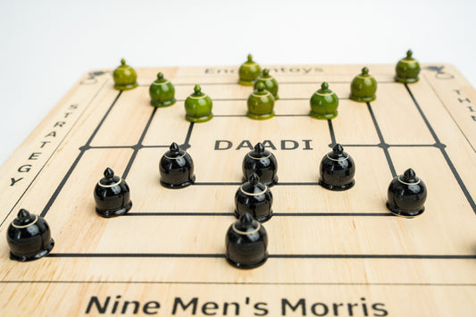 Buy Daadi Board Game–Navakankari/Nine Men’s Morris Strategy Set Online On Enchantoys