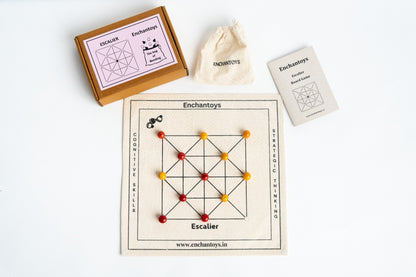 Enchantoys Escalier – Traditional Indian Strategy Board Game