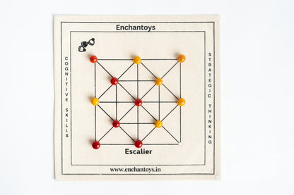 Enchantoys Escalier – Traditional Indian Strategy Board Game